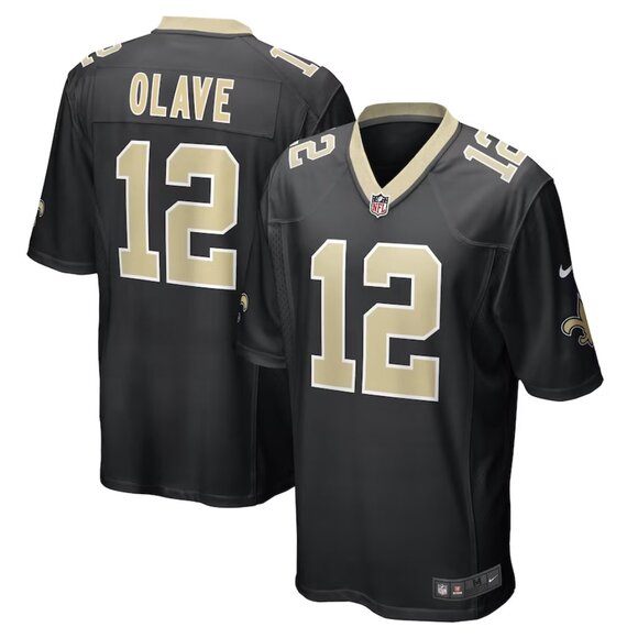 Mens Youths Kids Womens Chris Olave Black Jersey Stitched